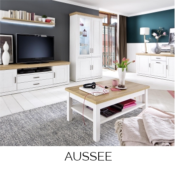 Aussee, Weiß/Eiche Kst. (Landhaus)