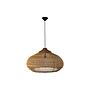 Pendelleuchte HSM-3, Rattan/Teak