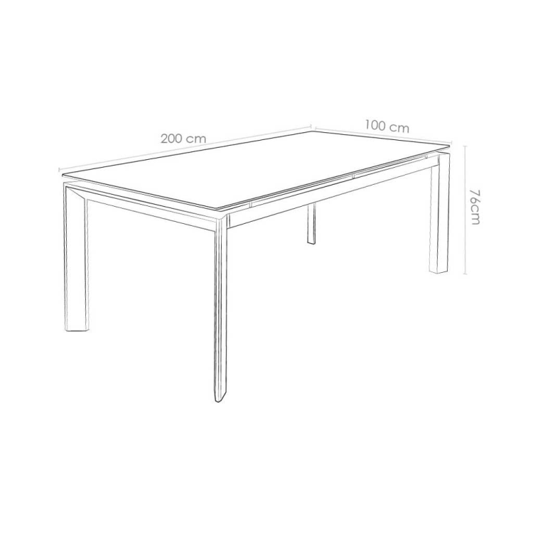 AZ-Tisch 200/270 Keramik