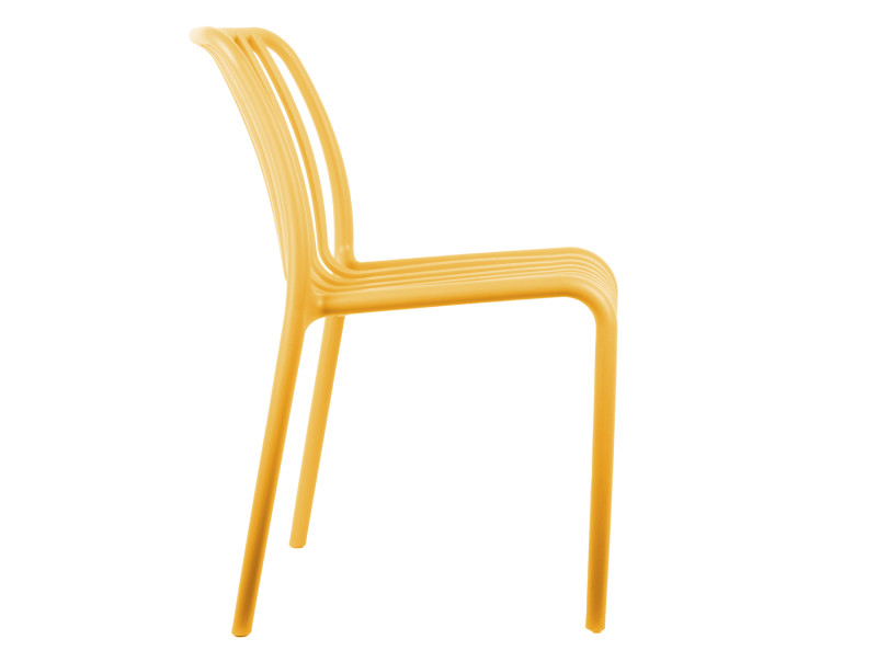 Dining Chair Glee, bright yellow