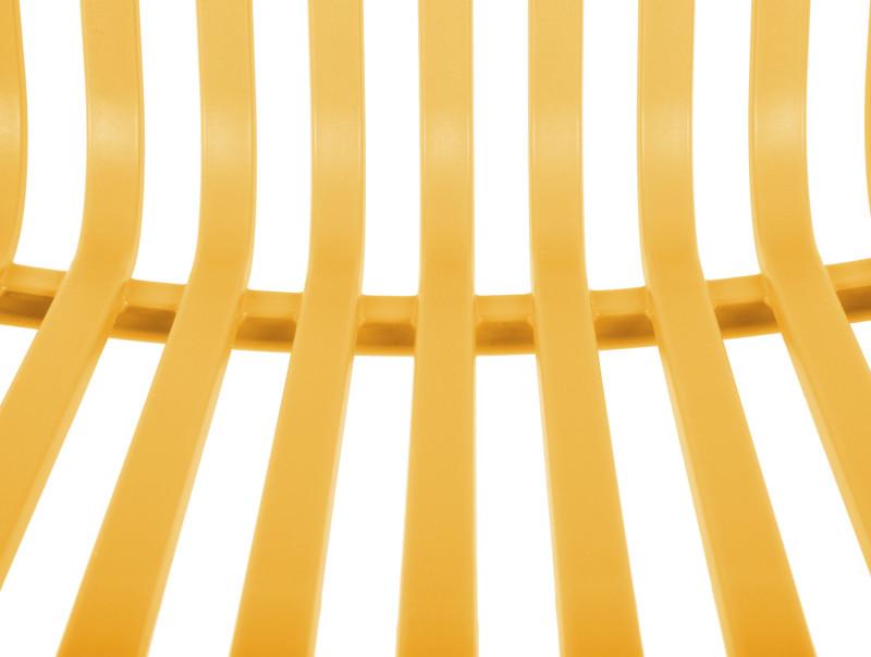 Dining Chair Glee, bright yellow