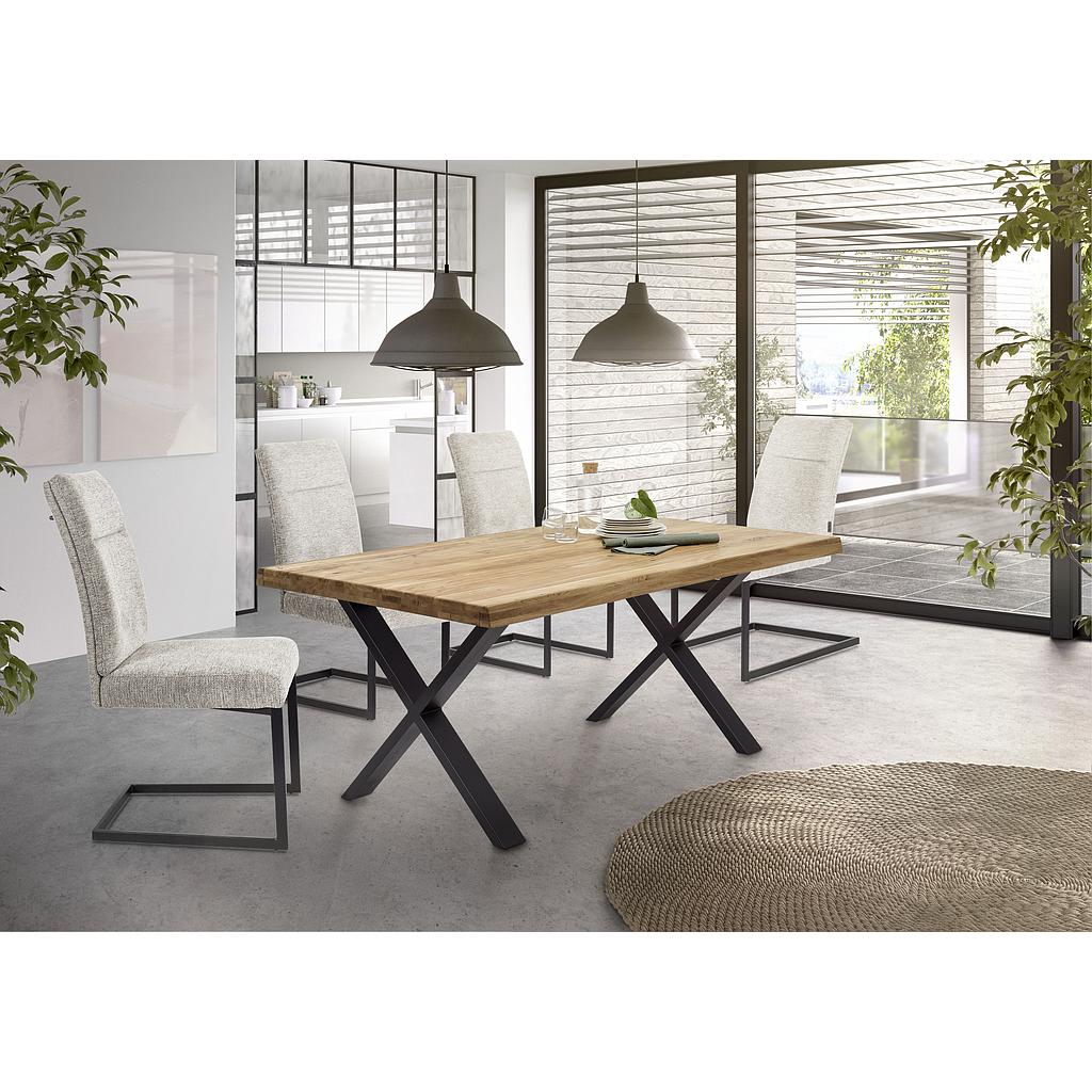 Systemtisch 160+ Eiche 4cm, Wahlkante