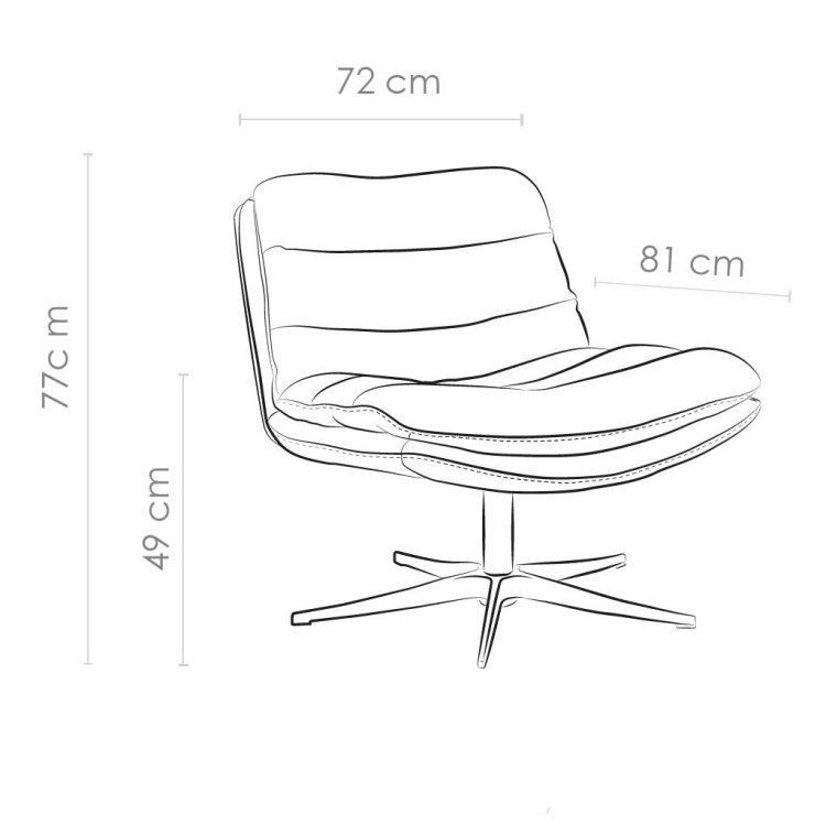 Lazy Chair Low cement