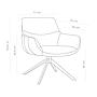 Sessel Excellent, Bicolor Steel