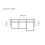 Med/ Sofa Broadway S1,25+S1,25