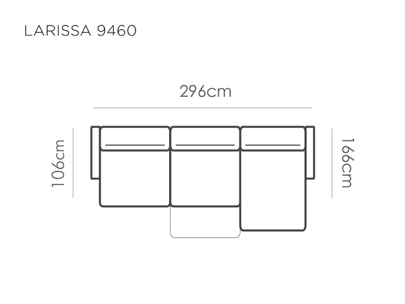 Med/ Sofa Broadway S1,25+S1,25