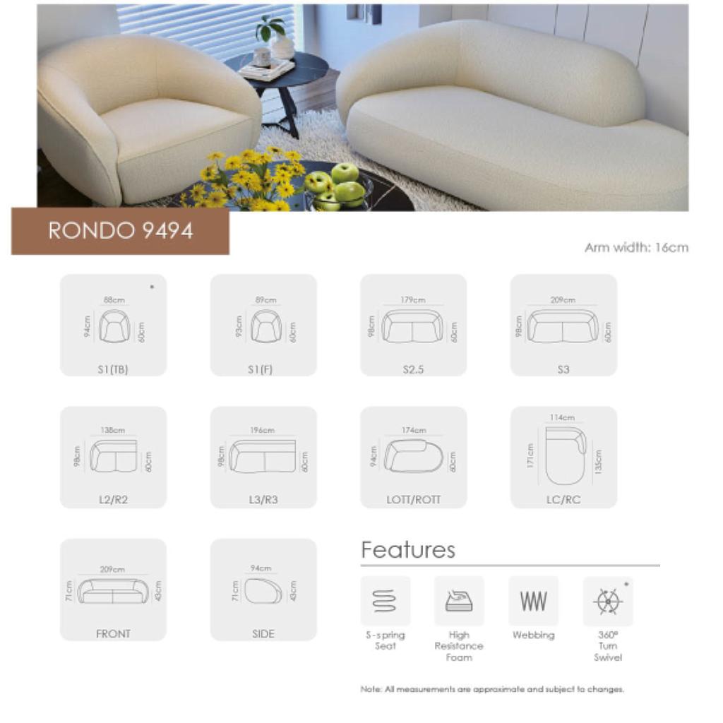 Med/ S3 Rondo Shell