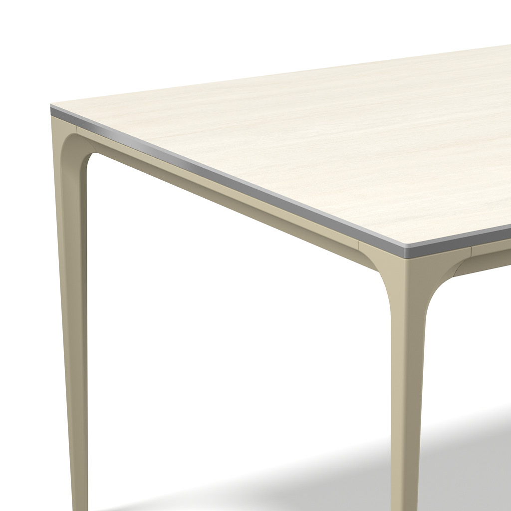 Esstisch Yari 200 Keramik Champagner