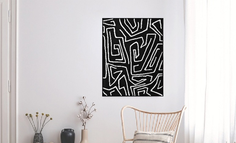 Wanddeko 83x123cm TH.6