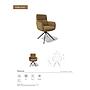 Saarlouis, brown/ Sitz Federkern