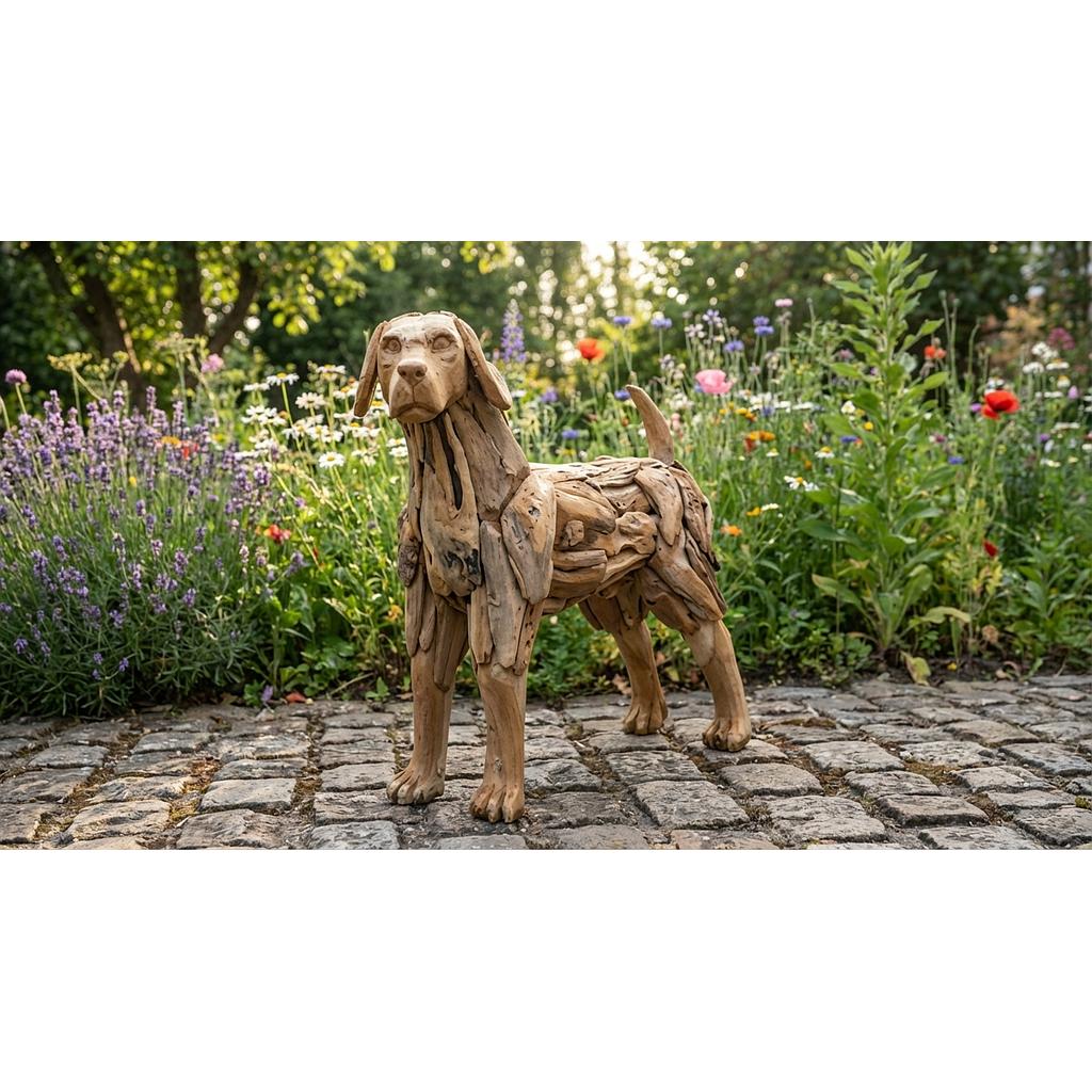Dog "Stand" 100cm Wurzelholz