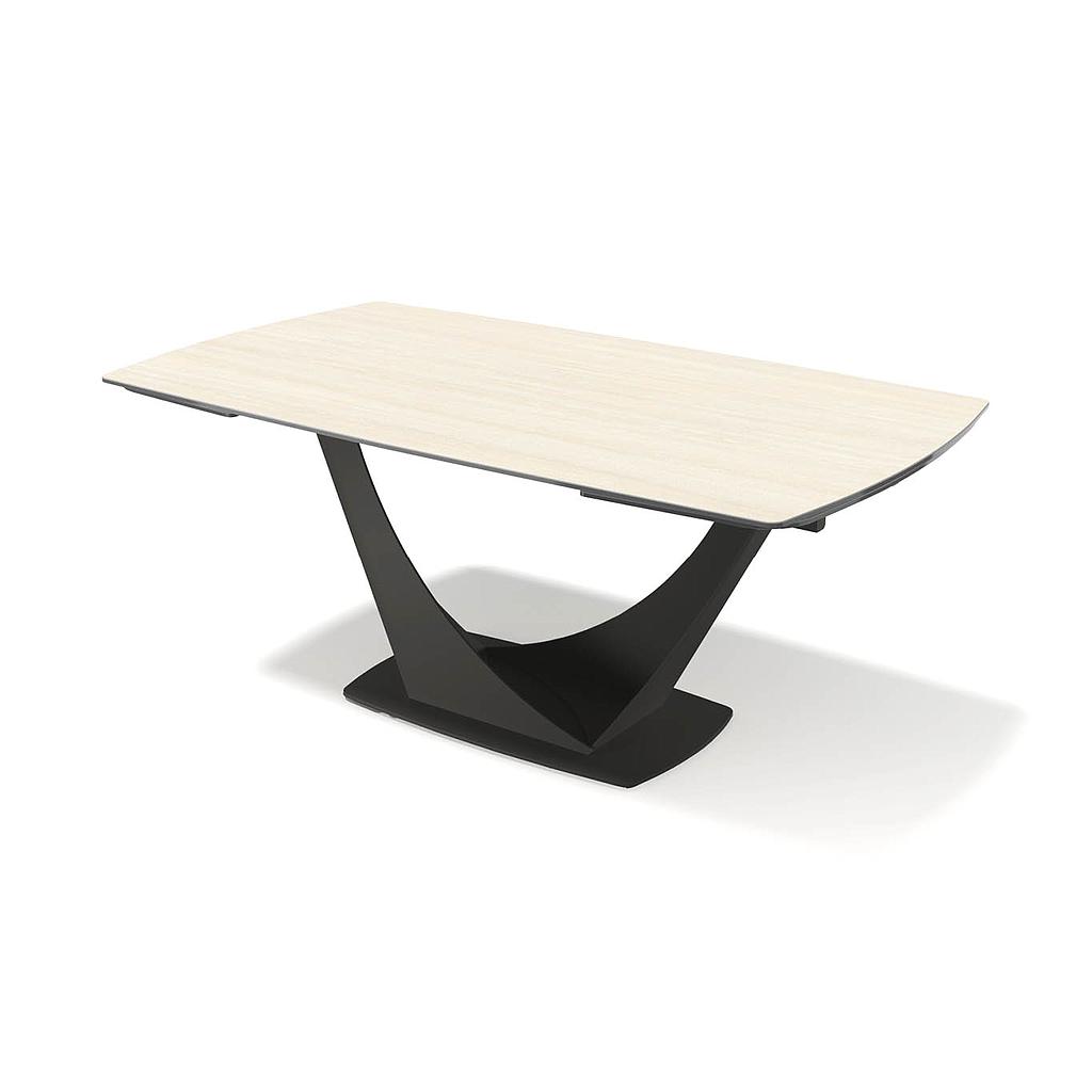 AZ-Tisch Naru 180/260 Keramik, Espresso Gestell