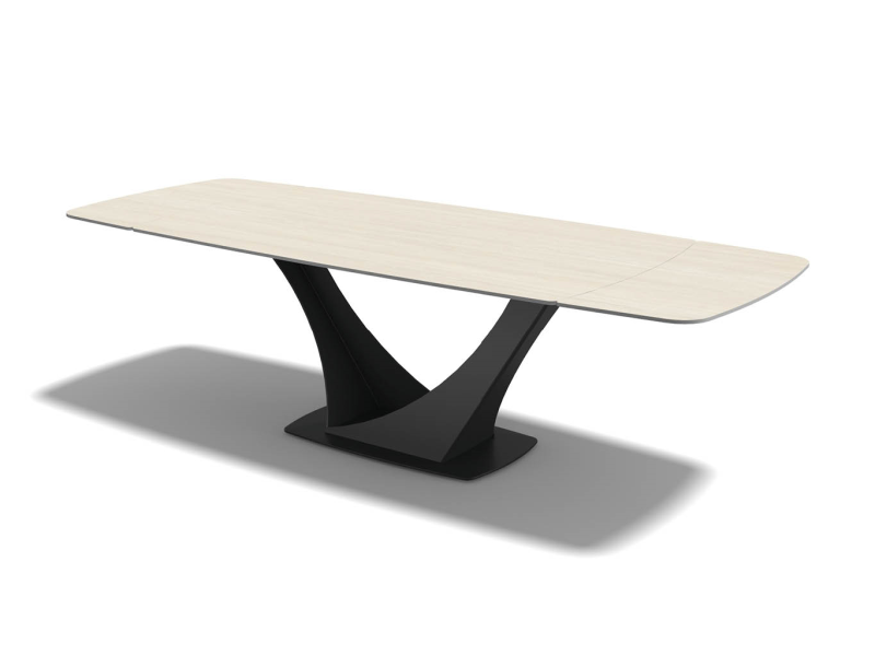 AZ-Tisch Naru 180/260 Keramik, Espresso Gestell