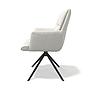 Floria-AL, beige Leder/ Sitz Federkern