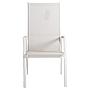 Dallas Pos.stuhl creme Teak-Arm