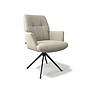 LEDER, Floria-AL beige Sitz Federkern