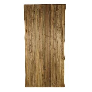 Top-4cm Teak Baumkante BIN