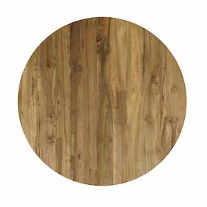 Rund-4cm Teak Normkante Bin