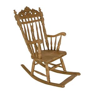 Schaukelstuhl Altholz