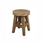 Hocker Milk Teak