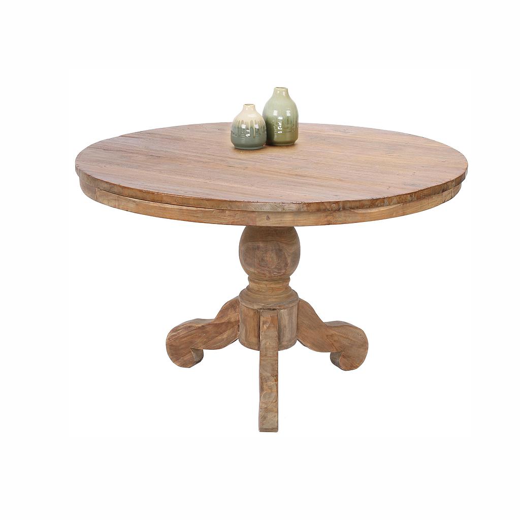 Maßtisch Ø90+, Teak Bin, No.2