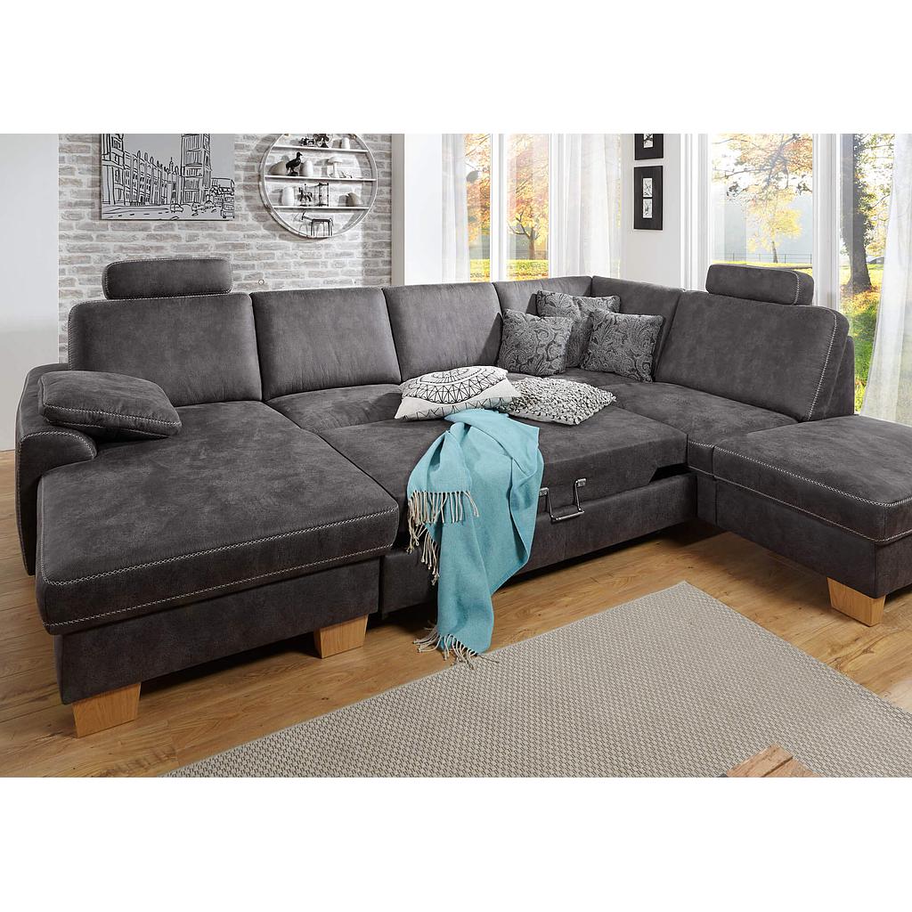 CeDe-Maßsitz WO+Bett LS742016 grau