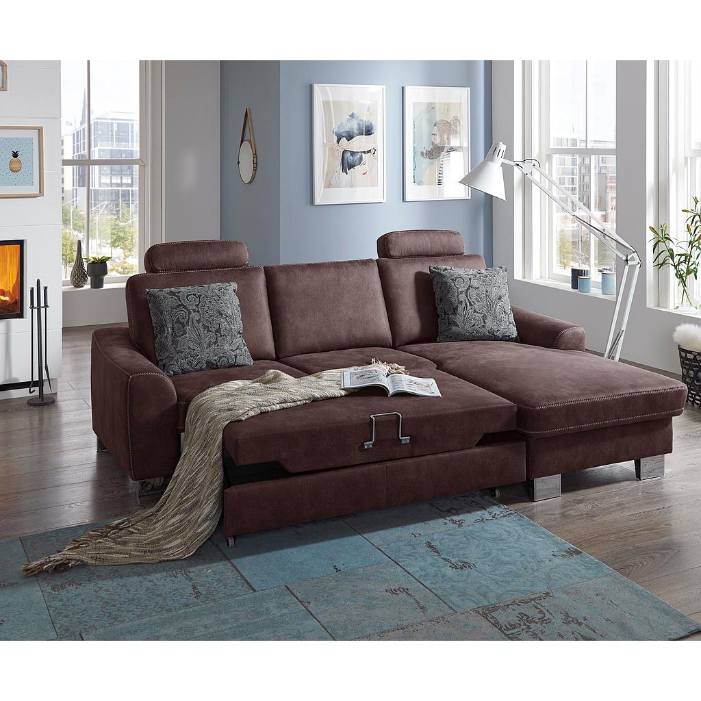 CeDe-Maßsitz/ LS 742016 RE braun Bett 