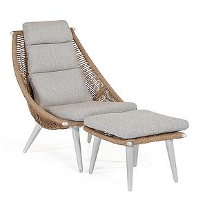 Tarrago Sessel+Hocker 