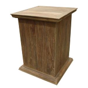 Dekosäule 70cm Altholz