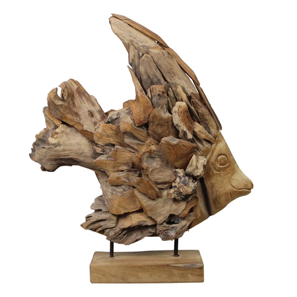 Skulptur 45 Fisch Root