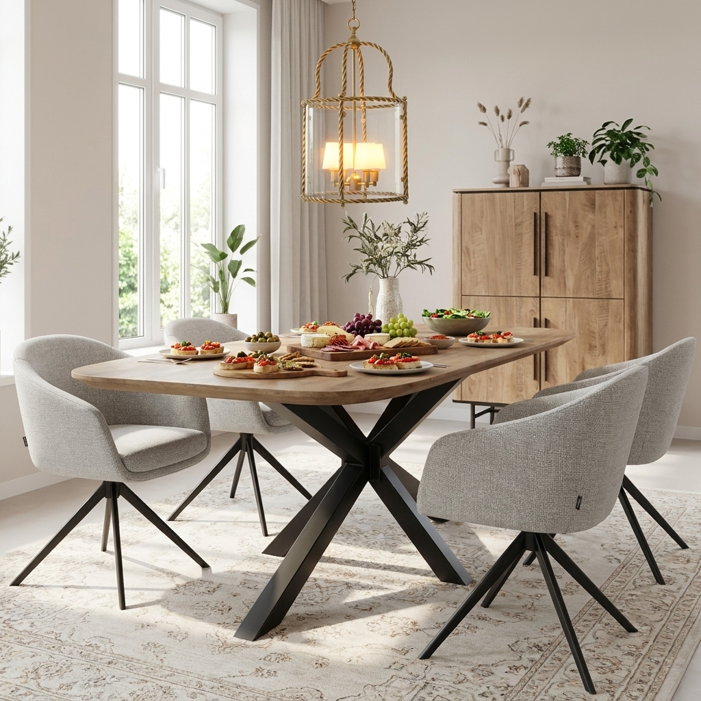 Maßtisch 180+ ReTeak Fanö/ Bin
