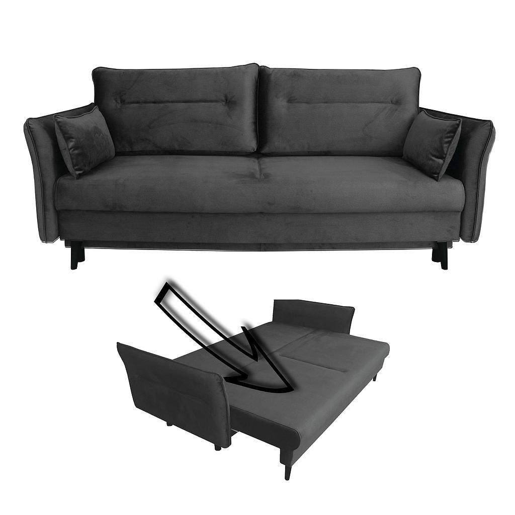 SAS/ Funktionssofa Iris, Coal