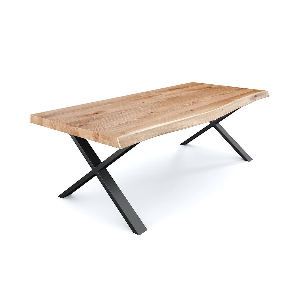 Maßtisch-6, 160+ Eiche MBS Baumkante+X