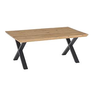 Maßtisch-4, 160+, Eiche MBS Schrägkante+X