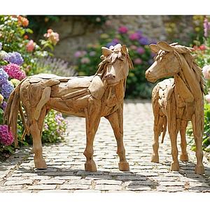 Pony 120cm Wurzelholz 