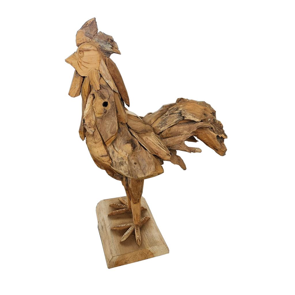 Hahn 50cm, Wurzelholz