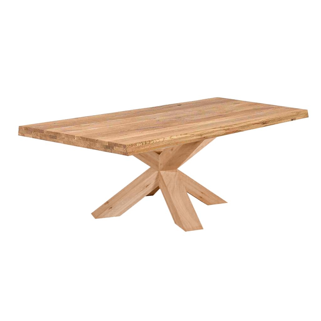 Maßtisch-4/6, 160+ Eiche MBS BK+S massiv