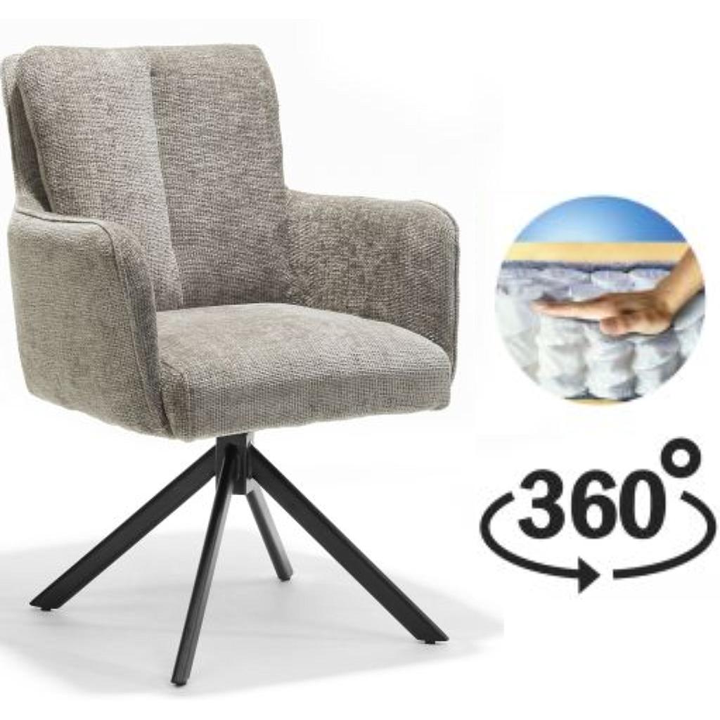 Alec, ecru/ Sitz Federkern