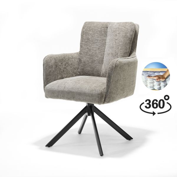 Alec, ecru/ Sitz Federkern