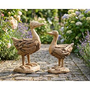 Ente 40cm, Wurzelholz