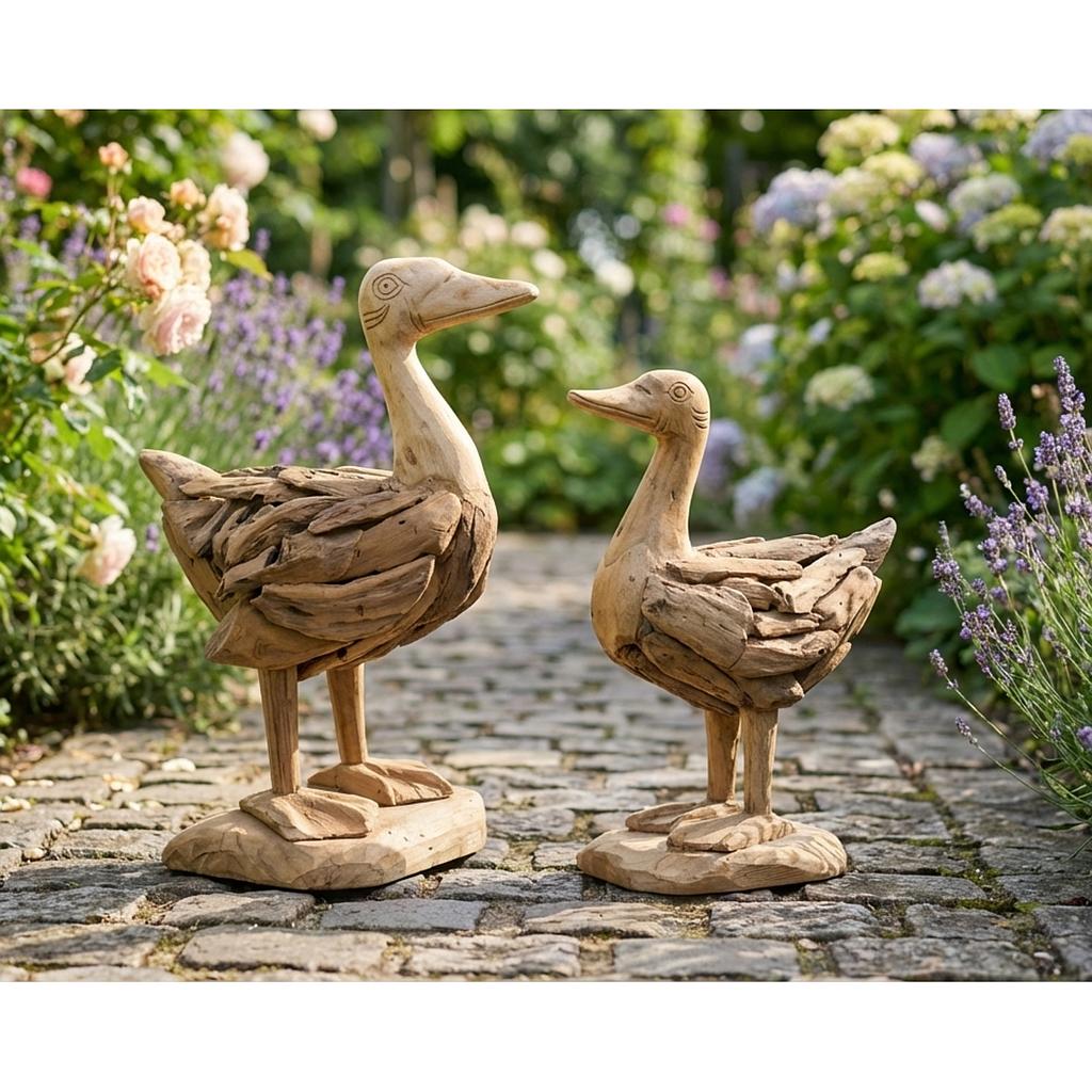 Ente 40cm, Wurzelholz