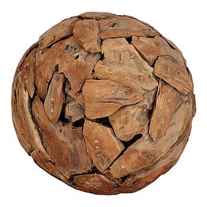  Dekokugel 30cm Wurzelholz