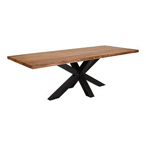 Maßtisch 180+ Teak BIN, gerade K./ Spider